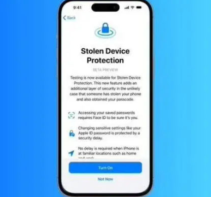 那曲苹果授权维修店分享被盗设备保护功能开启方法 