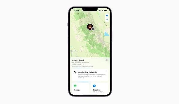 那曲苹果14维修分享iPhone14系列中 FindMy功能通过卫星分享位置方法教程 