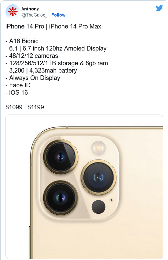 那曲苹果14维修分享iPhone 14全系涨价 