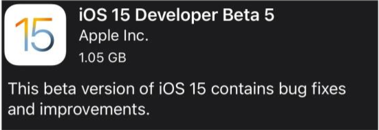那曲苹果手机维修分享如何升级到iOS15.0 beta5 